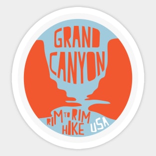 Grand Canyon - Rim to Rim hike - USA Sticker